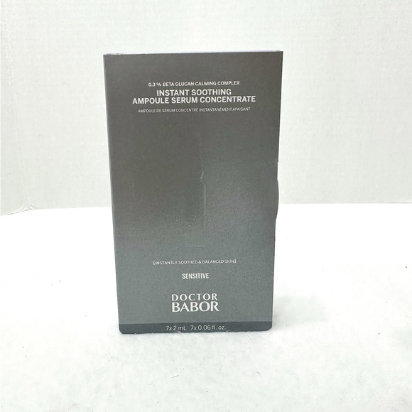 NIB Doctor Babor Beta Glucan Instant Soothing Ampoule Serum Concentrate 7 Vials - Picture 4 of 4